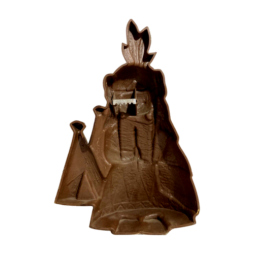 Tipi 3D colgante de pared Burwood Products 13"" niña india americana doncella 3D #2513 - Imagen 4 de 6