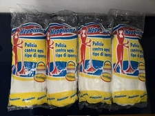 Vintage Moppissino Mop Head Replacement Refill Lot x4 Italy NOS SEALED