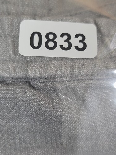 Hearts Of Palm Woman Jeans Size 14 Gray with Silver Metallic Spark Straight Leg - Picture 13 of 13