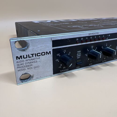 Behringer Multicom, MDX 2400 Multicom Audio Interactive Quad Dynamics Processor - Picture 3 of 5
