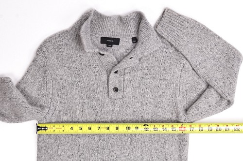 Vince Men's Plush Cashmere Polo Sweater M Soft - Picture 3 of 8
