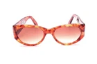 Acetate Bright Havana Sunglasses with Gold MEDUSA on Wide Temples D16