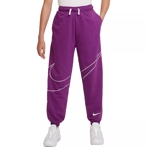 New Nike Sportswear Girls Oversized Pants Very Berry Size M MSRP:$50.00 - Picture 1 of 5