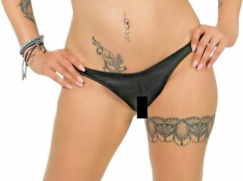 Erotik-Slips, - String Rollenspiel aus Leder