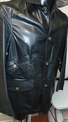 THE BOSTONIAN AUTHENTIC LEDERJACKE L-50 1173,00 BLACK CARD