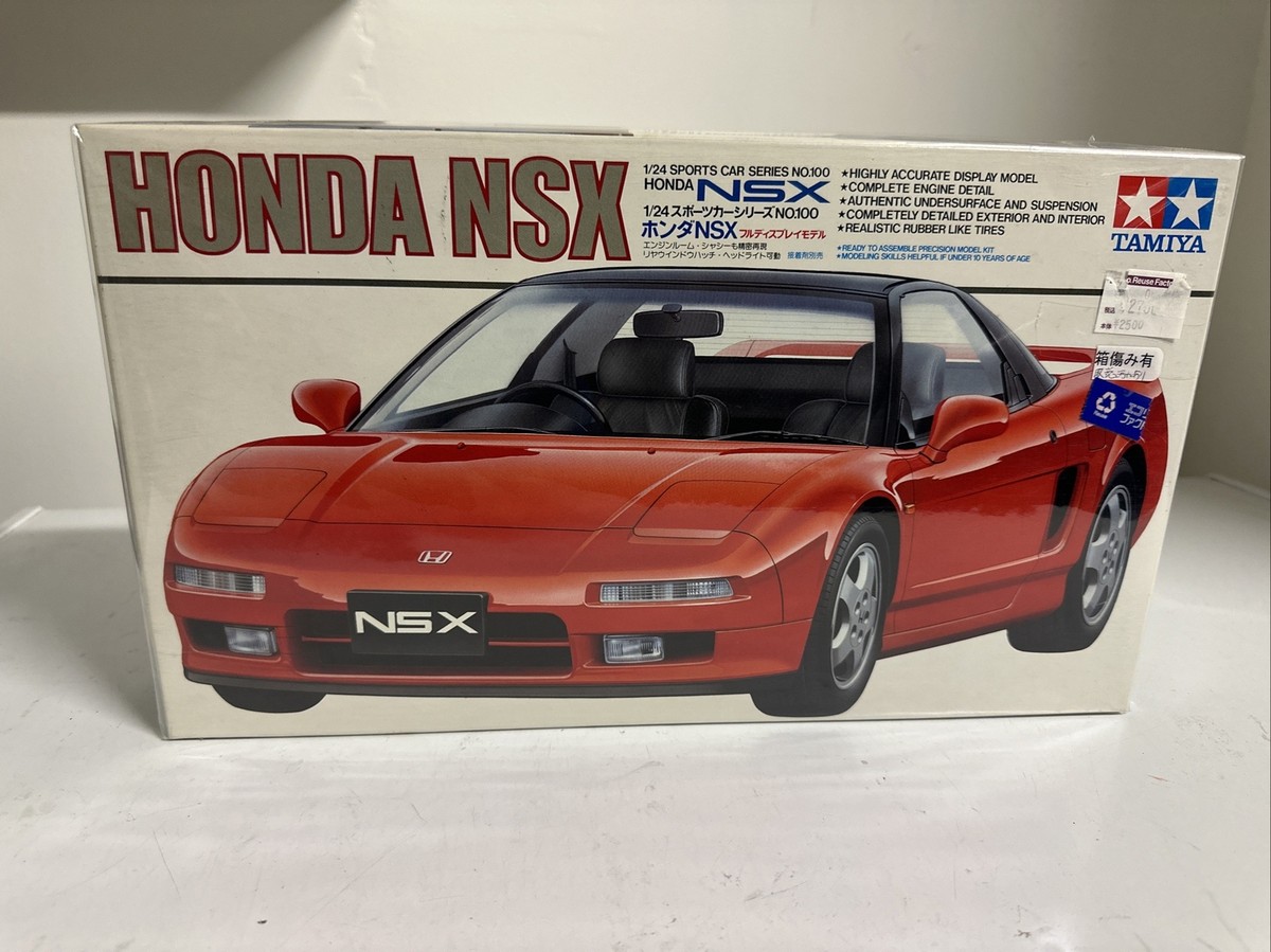 Tamiya 24100 1/24 Scale 1990 Honda NSX Sports Car Plastic