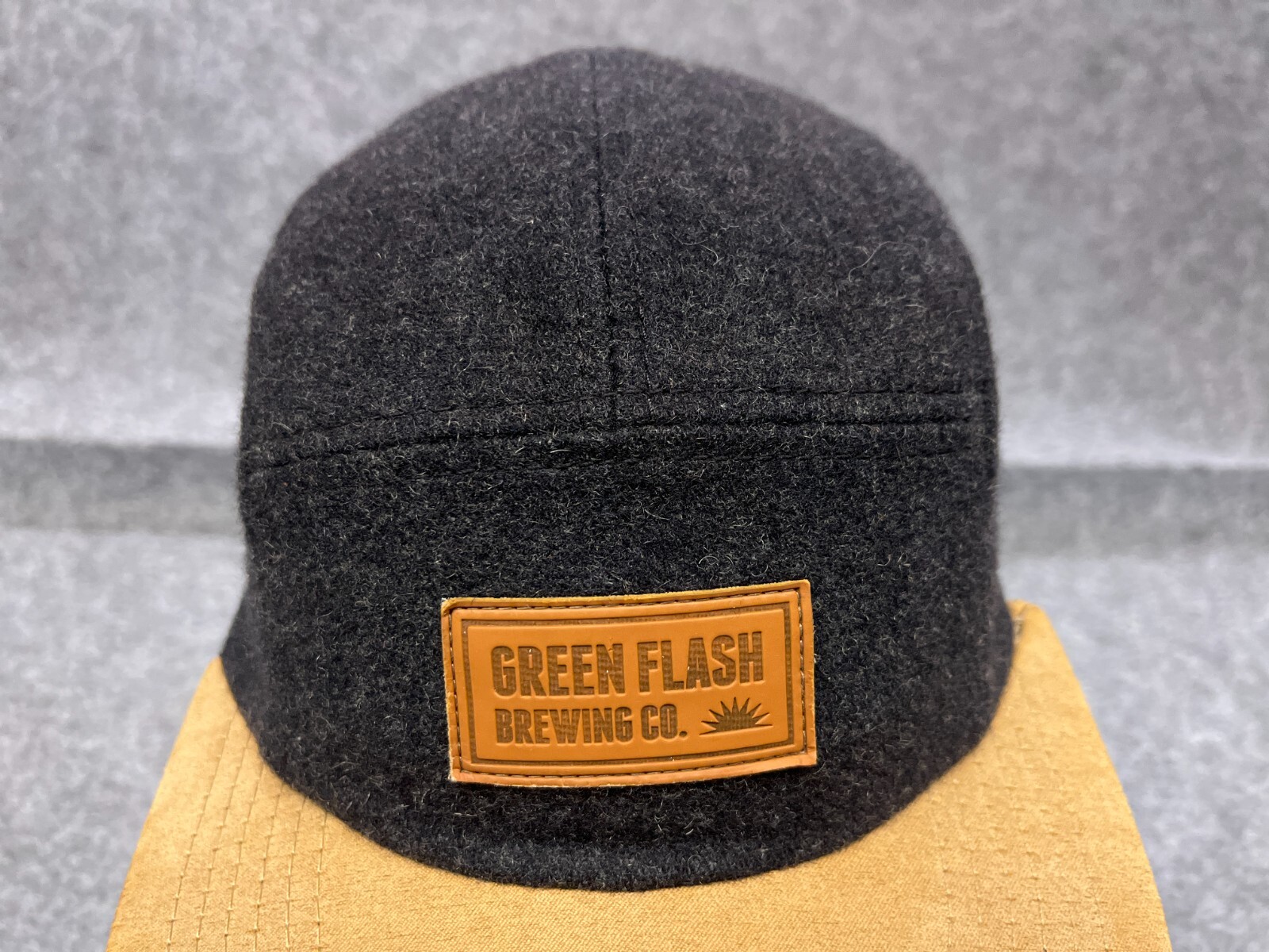 Green Flash Brewing Hat Cap Strap Back Adult Gray… - image 2