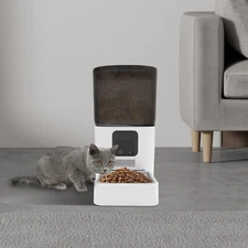 Smart Pet Feeder: 6L Auto Feed Dispenser for Dogs/Cats, Dual Power w/App Control