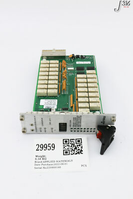 29959 APPLIED MATERIALS PCB, CLEANER INTLK #1, CDN500R-64 0090