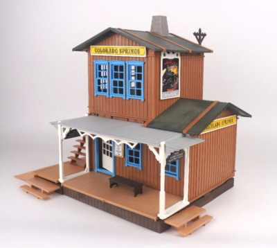 PLAYMOBIL (B630) GARE COLORADO SPRING 3770 - Muro Con Apertura Per Porta - Usato