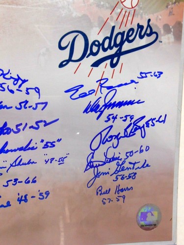 PSA Duke Snider Monte Irvin 20 Signed Autographed Auto Giants vs Dodgers 16x20 - Picture 6 of 11