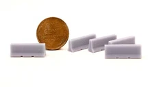 USA Made N Scale Concrete Barrier / Jersey Block - 5 Pack 1600860