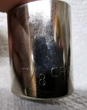 Vintage Craftsman 7/8" SAE 1/2" Drive 12 Pt 47512 G Series Socket - Made In USA