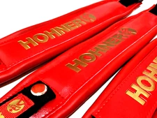 ACCORDION SHOULDER STRAPS AND  BELLOWS STRAPS IN COMBO. Red Gold