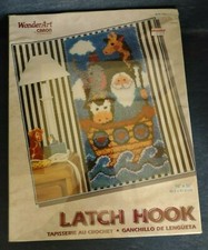 WonderArt by CARON  LATCH HOOK KIT  4121  Noah   16" x 32"  New Sealed Box