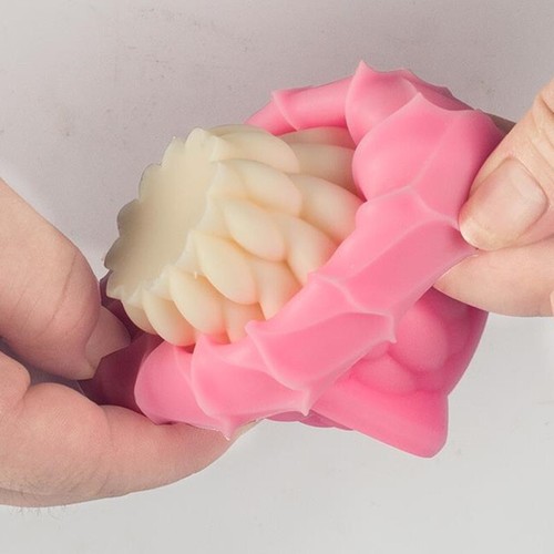 Silikon Kerzenform Epoxidform Harz Gießen Handarbeit Handwerk Zum Selbermachen Seifenform 3D - Bild 8 von 16
