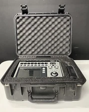 QSC TouchMix 8 8-Channel Compact Digital Mixer w/ Power Supply & SKB Foamed Case