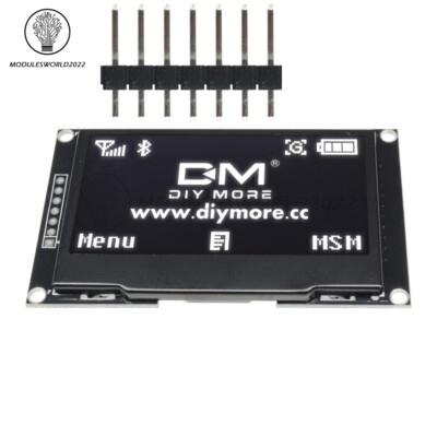 2.42'' OLED Display Module 128*64 HD Screen IC I2C SPI Serial SSD1309 White