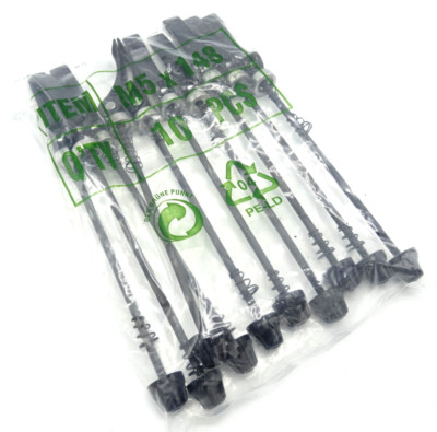 Fahrrad Schnellspanner Hinterradnabenspieß schwarz 163 mm Trade Vorteilspack 10 5363-S14