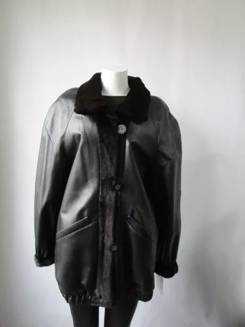Sheared mink shop reversible raincoat