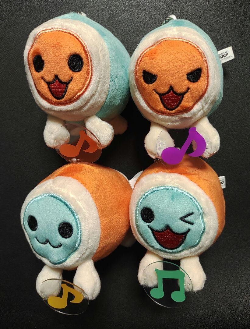 Taiko no Tatsujin Plush Mascot Various Musical Notes Complete Set