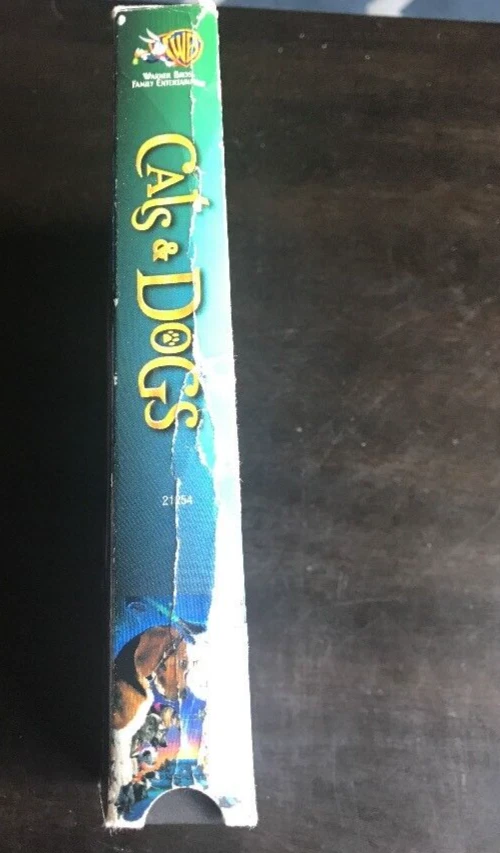 Cats E Cani (VHS, 2001 Dei Bambini Commedia Famiglia Film-Rare-Ships N 24 Hrs - Immagine 3 di 3