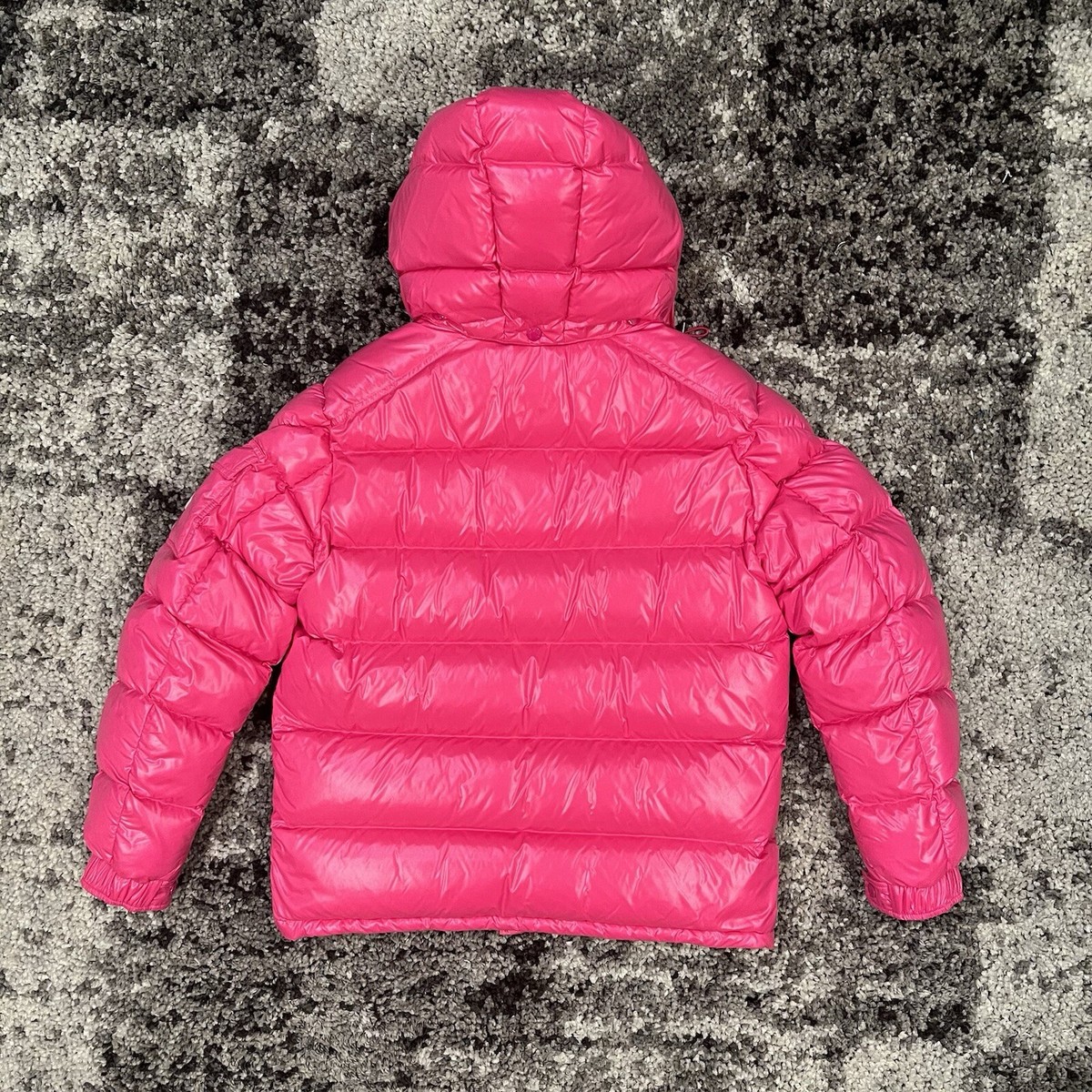 Moncler Pink Maya Bubble Jacket RARE Size 4 | eBay