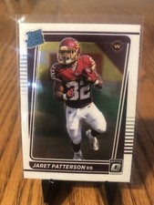 Jaret Patterson 2021 Donruss Optic RC #297 Washington Football Team PACK FRESH!!