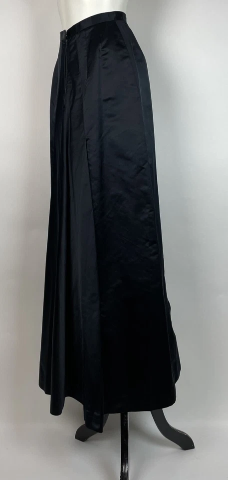 Falda larga de noche vintage años 60 semi mate satinado, atemporal, minimalista XS/S Foto 3 de 4