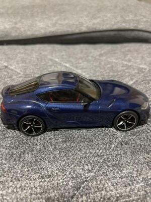 GR Supra ミニカー 1/30 ディープブルー Toyota New Supra GR Supra model Minicar Deep Blue Metallic 1/30