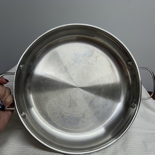 3 Pcs Wolfgang Puck 12” Stir Fry Bistro Col, 12” Braising Bistro Sig Col Lid - Picture 6 of 9