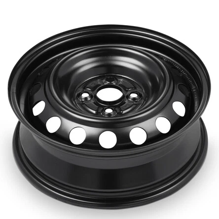 New Wheel For 2012-2019 Toyota Prius C 15 Inch Black Steel Rim - Image 3 of 4