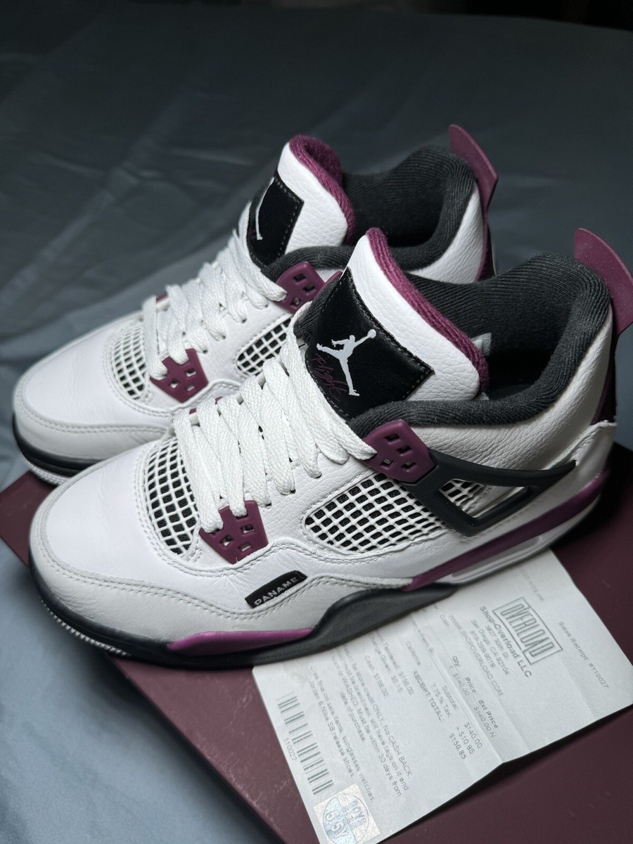Size 5.5 - Jordan 4 Retro x Paris Saint-Germain Bordeaux 2020 for
