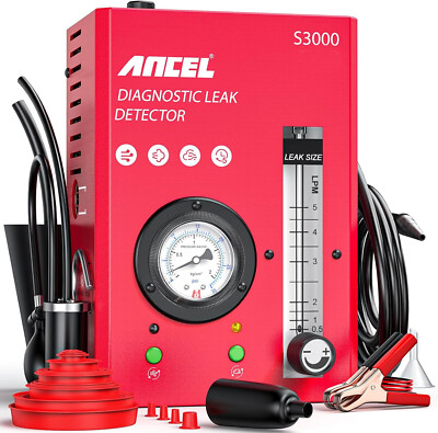 Automotive EVAP Smoke Machine Pipe System Leak Detector Vacuum Diagnostic Tester