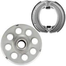 Rear Brake Drum Hub & Shoes For Honda TRX300 TRX300FW 2x4 4x4 Fourtrax