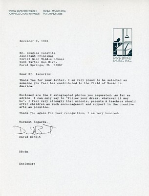 David Benoit- TSL for 1993
