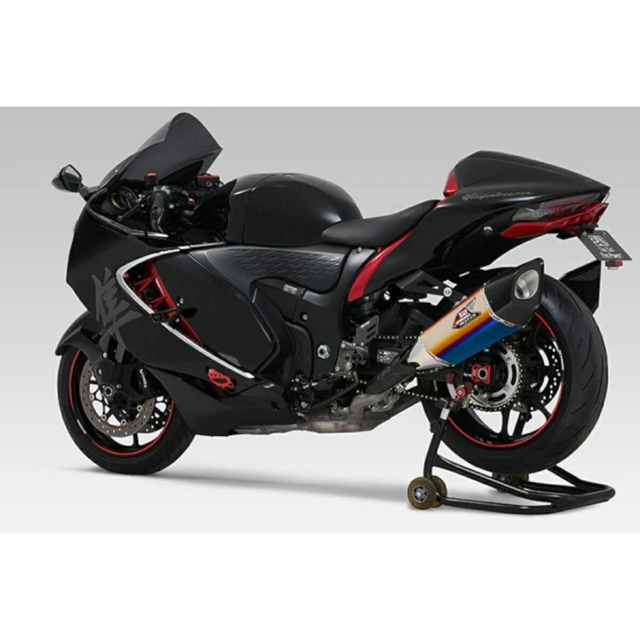 YOSHIMURA GSX1300R HAYABUSA Engine Case Guard KIT 280-592-0200 Red OEM JDM New - Image 3 of 3