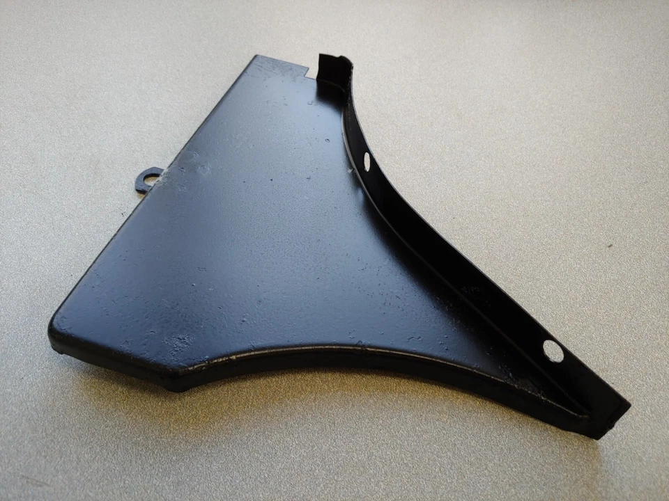 BONITO USADO ORIGINAL PORSCHE 911 930 LADO DERECHO PLACA DE BLOQUEO DE AIRE MANCHA Foto 4 de 4