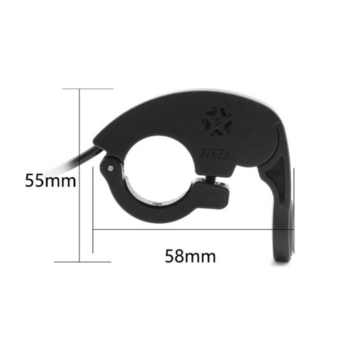 Acceleratore Pollice Scooter Bici Elettrica 12V-72V per Motore Bafang Mid BBS01 02 HD - Foto 7 di 9