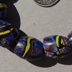 10-old-antique-venetian-oval-millefiori-african-trade-beads-4811
