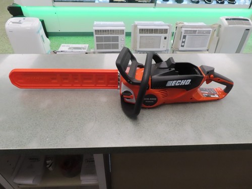 ECHO 56V E-FORCE 18" CORDLESS REAR HANDLE BRUSHLES CHAINSAW, MODEL #DCS-5000