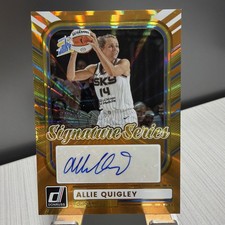 2026 Donruss WNBA Allie Quigley Signature Series Auto FOTL Orange Laser /13