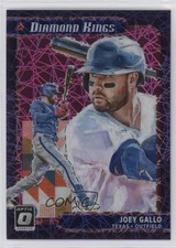 2021 Panini Donruss Optic Diamond Kings Pink Velocity Prizm /249 Joey Gallo 9bp