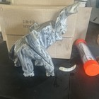 Not Sure If It Alabaster Or marble elephant. Missing One Tusk Weighs Over 11 Lbs — photo 2