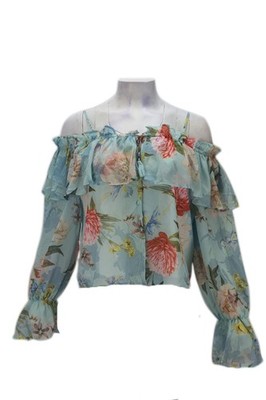 YUMI KIM Damen Frvr Yours JD Over The Moon Bluse #TP18179/138 Neu