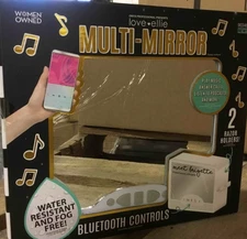 Love Ellie Brigette Fogless Shower Mirror with Lights & Bluetooth Spkr(HM018)