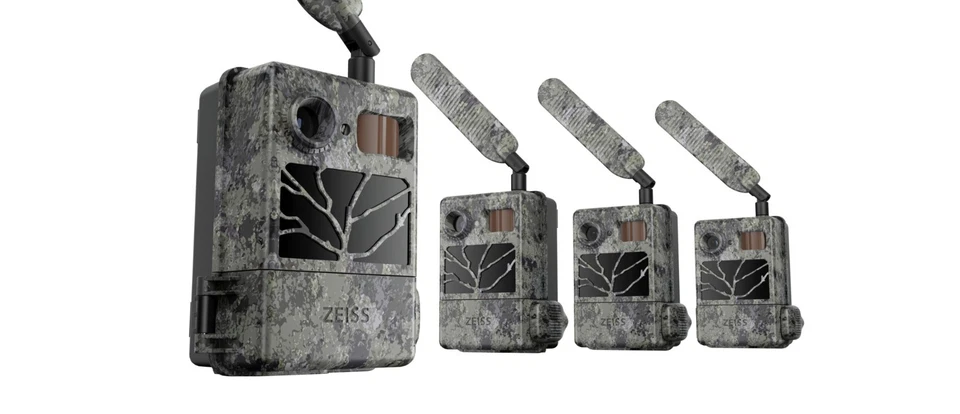 ZEISS Secacam 3 Wildkamera, 4er Pack, zuverlässige Überwachung, LTE / 4G Connect