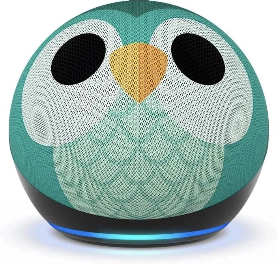 Amazon Echo Dot Kids Edition 5. Generation 2022 Smart Lautsprecher Eulen-Design