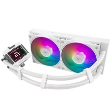 Frozen 240 Hydro Liquid CPU Cooler White AIO ARGB IPS LCD Screen