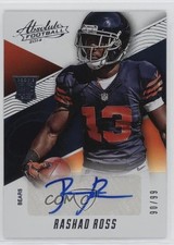 2014 Panini Absolute Rookie Spectrum Silver 90/99 Rashad Ross #190 Auto 7eo
